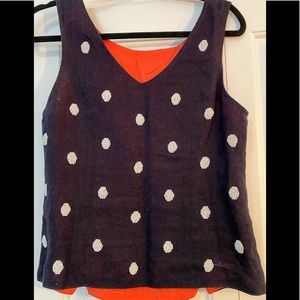 Odille brand ladies side zip beaded vest